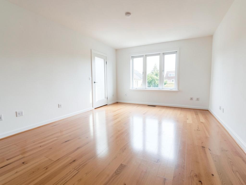 Empty home interior after a detailed move-out cleaning